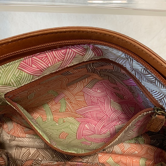 The Sak Indio leather satchel Tabacco Ribbon bag - Picture 8 of 15